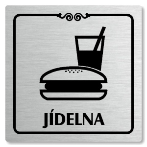 Jídelna, 100x100mm, stříbrná, Texas